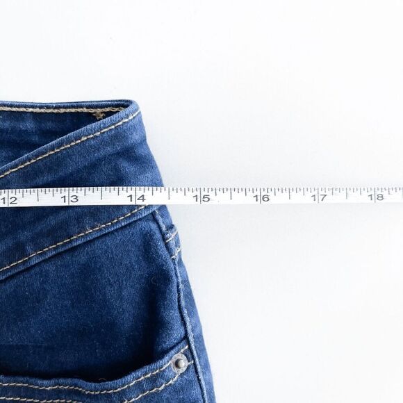 Levis 711 Womens Classic Medium Wash Denim Skinny Jeans Stretch Blue Size 27 - Picture 5 of 10